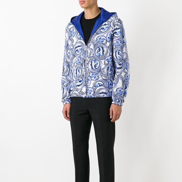 versace jacket white